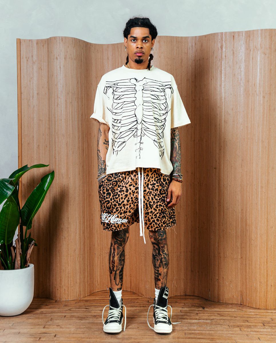 ALL Human BAM BAM Leopard Shorts