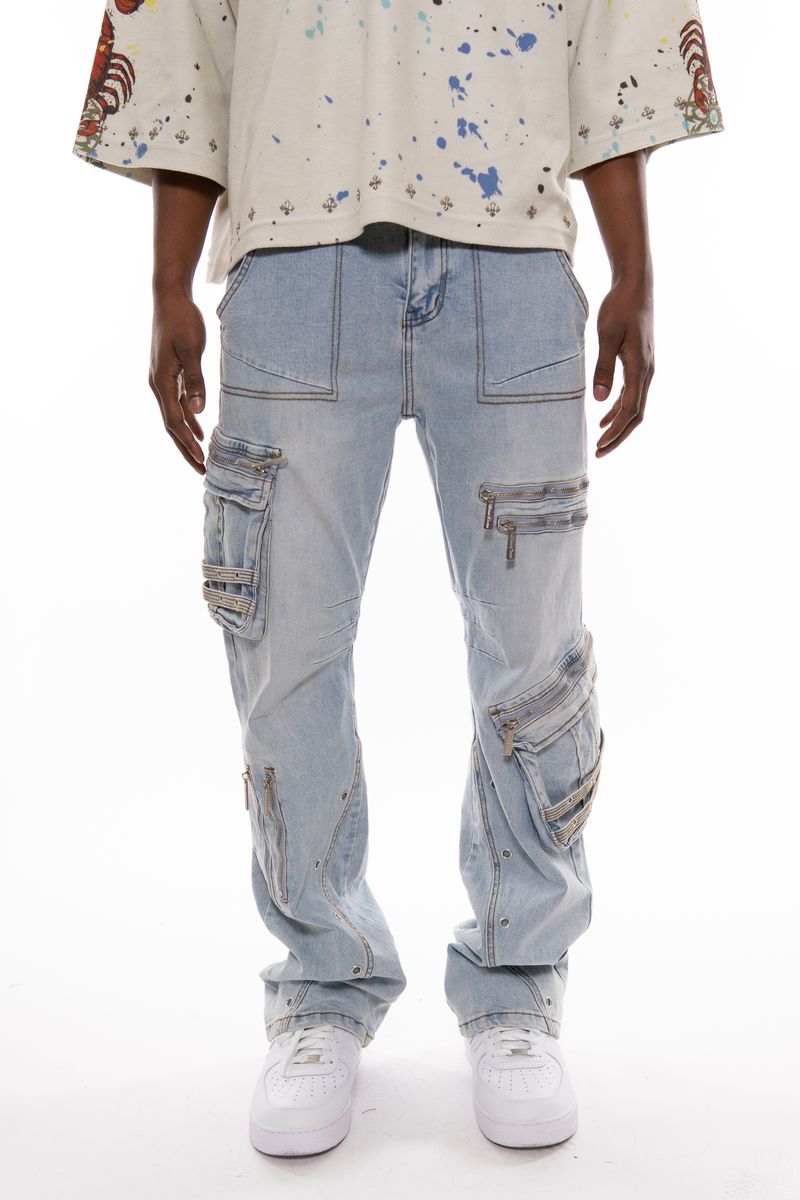 VCIOUS WEstern MULTI CARGO RELAXED FLARED FIT