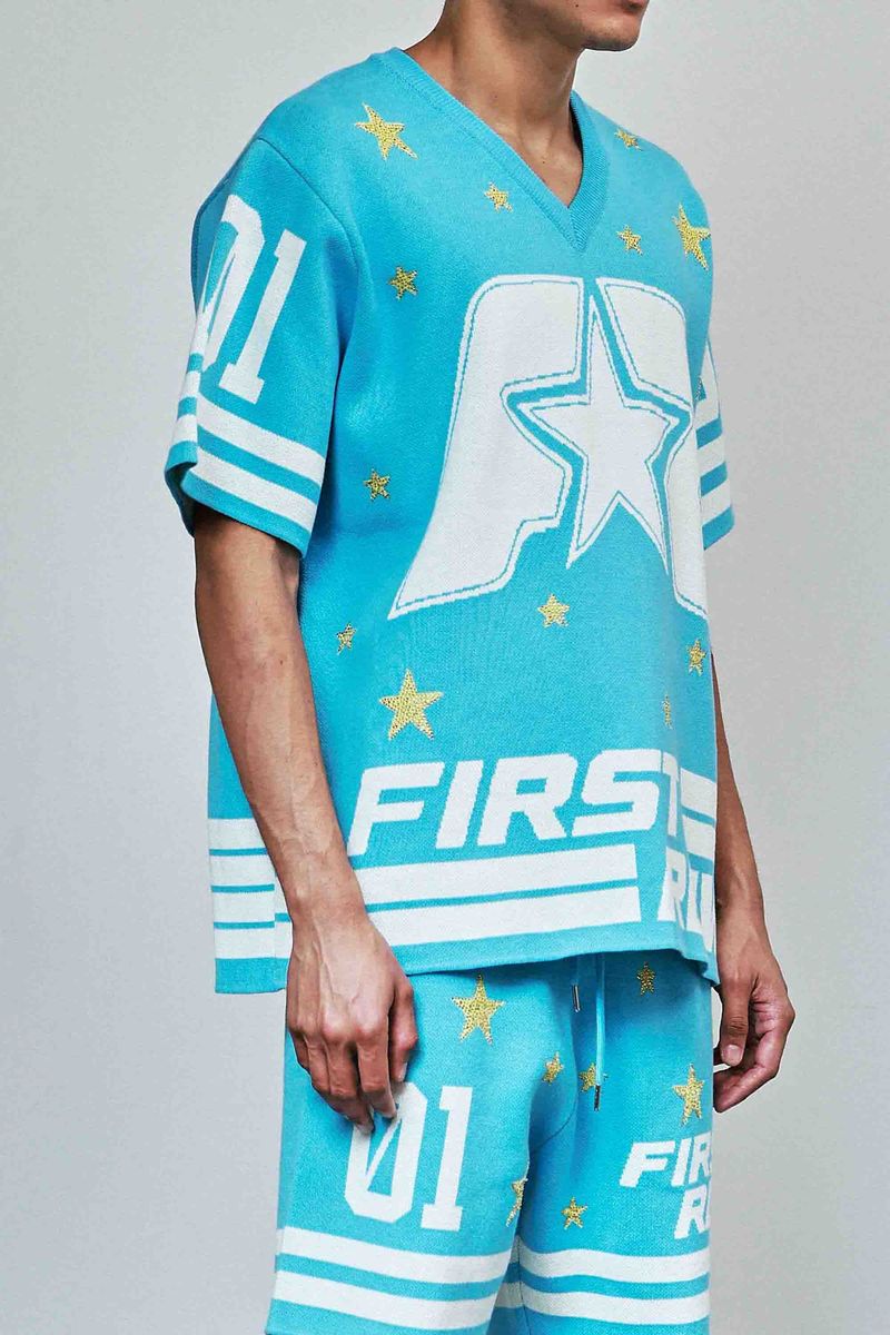 First Row SCATTERED STAR SWEATER TEE Details
