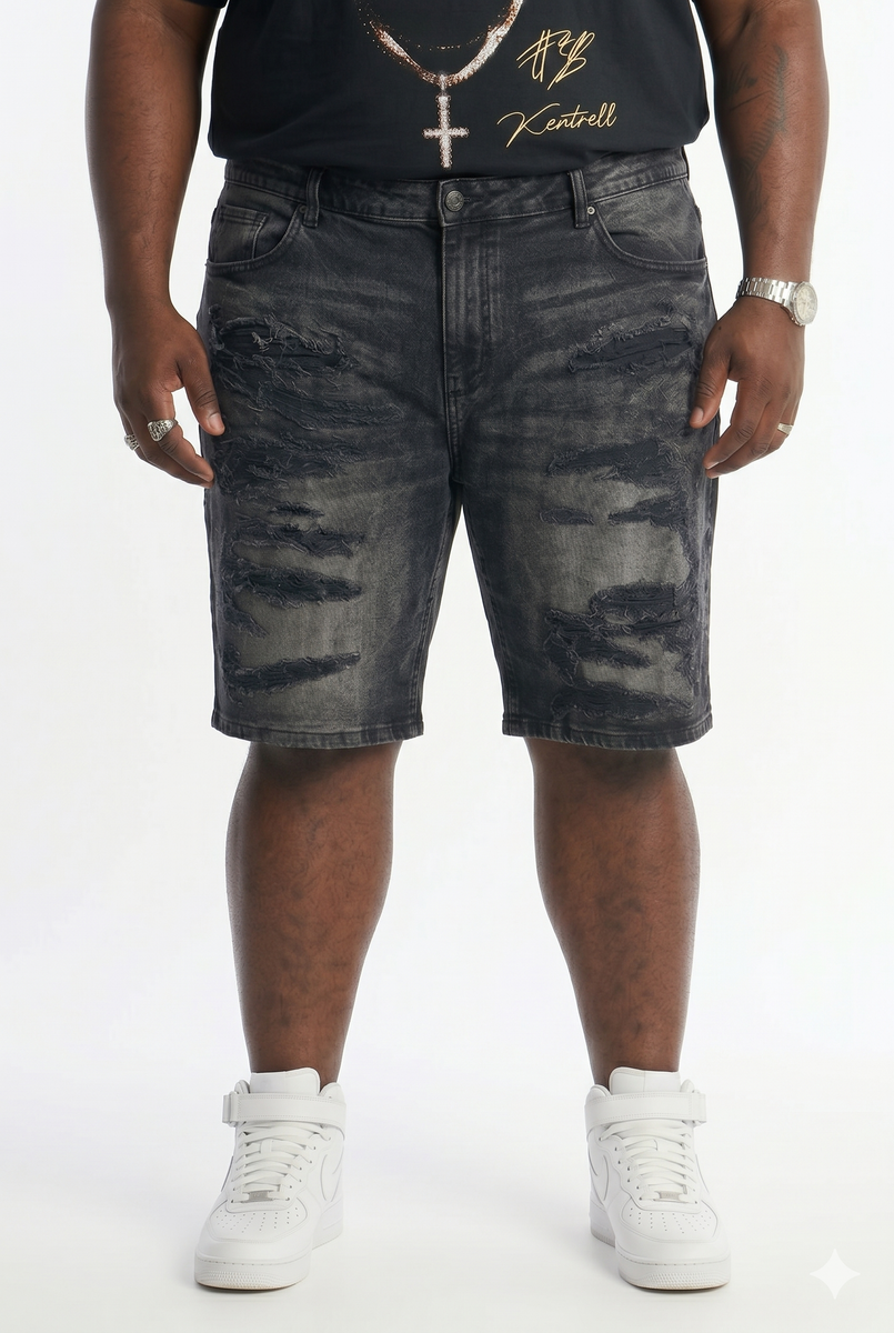 Black Light BIG MEN'S FASHION SHORTS (BL-26546X)