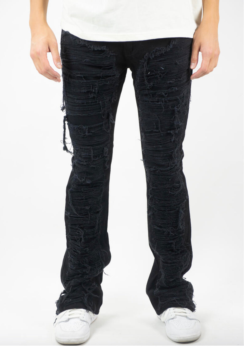 R3BEL DENIM STACKED FIT