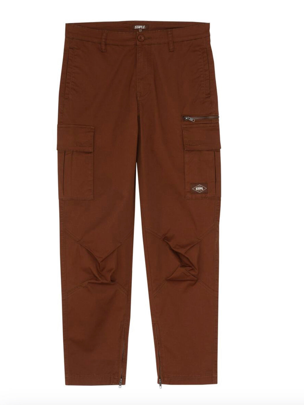 STAPLE HORIZONTAL TWILL CARGO PANTS