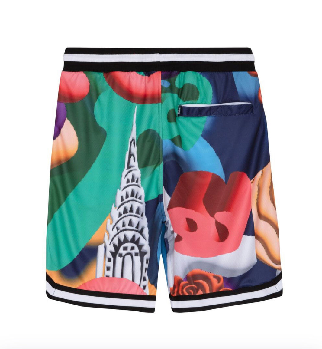 STAPLE MESH BASKETBALL SHORTS