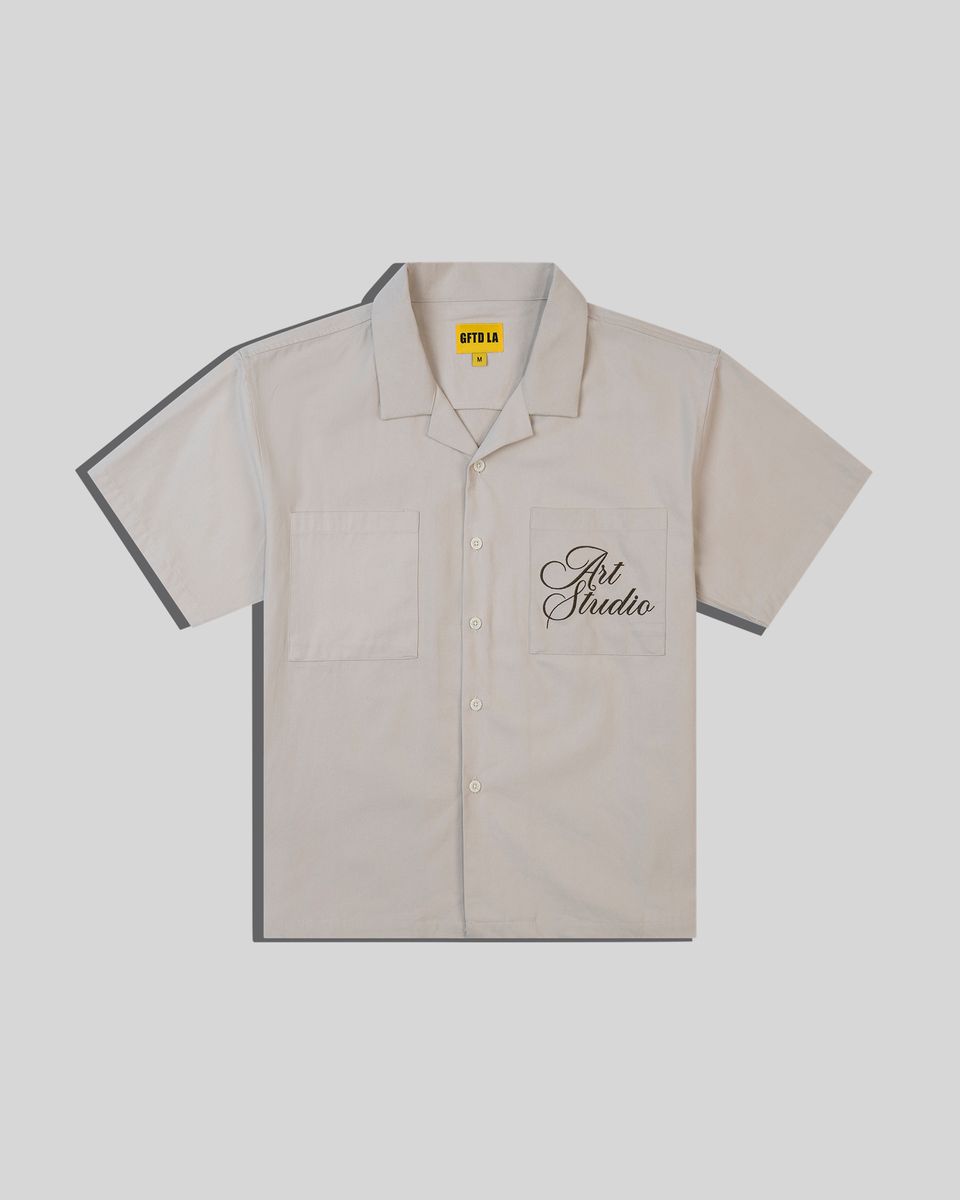 GFTD ANGEL BUTTON UP - BONE