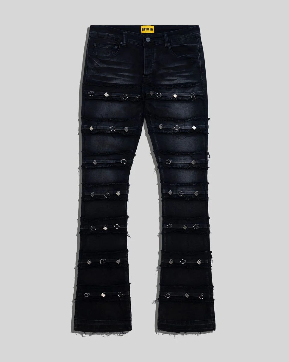 GFTD SCREWED JEAN - BLACK GFTD LA