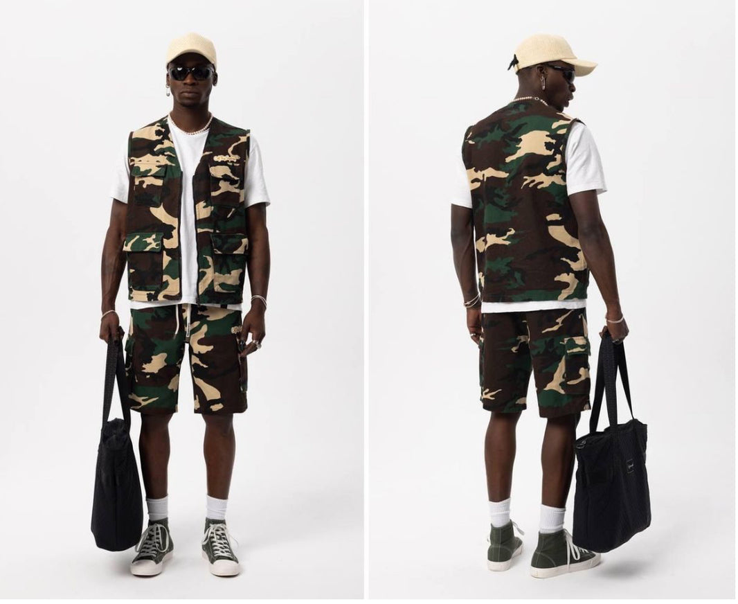 OFF THE SYSTEM CAMOUFLAGE 2 PC SHORT MEN