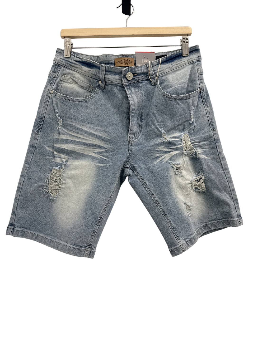 Bleecker $ Mercer RIP-OFF WASHED DENIM SHORT