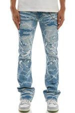 KDNK WIRE STACKED JEANS-KND4746