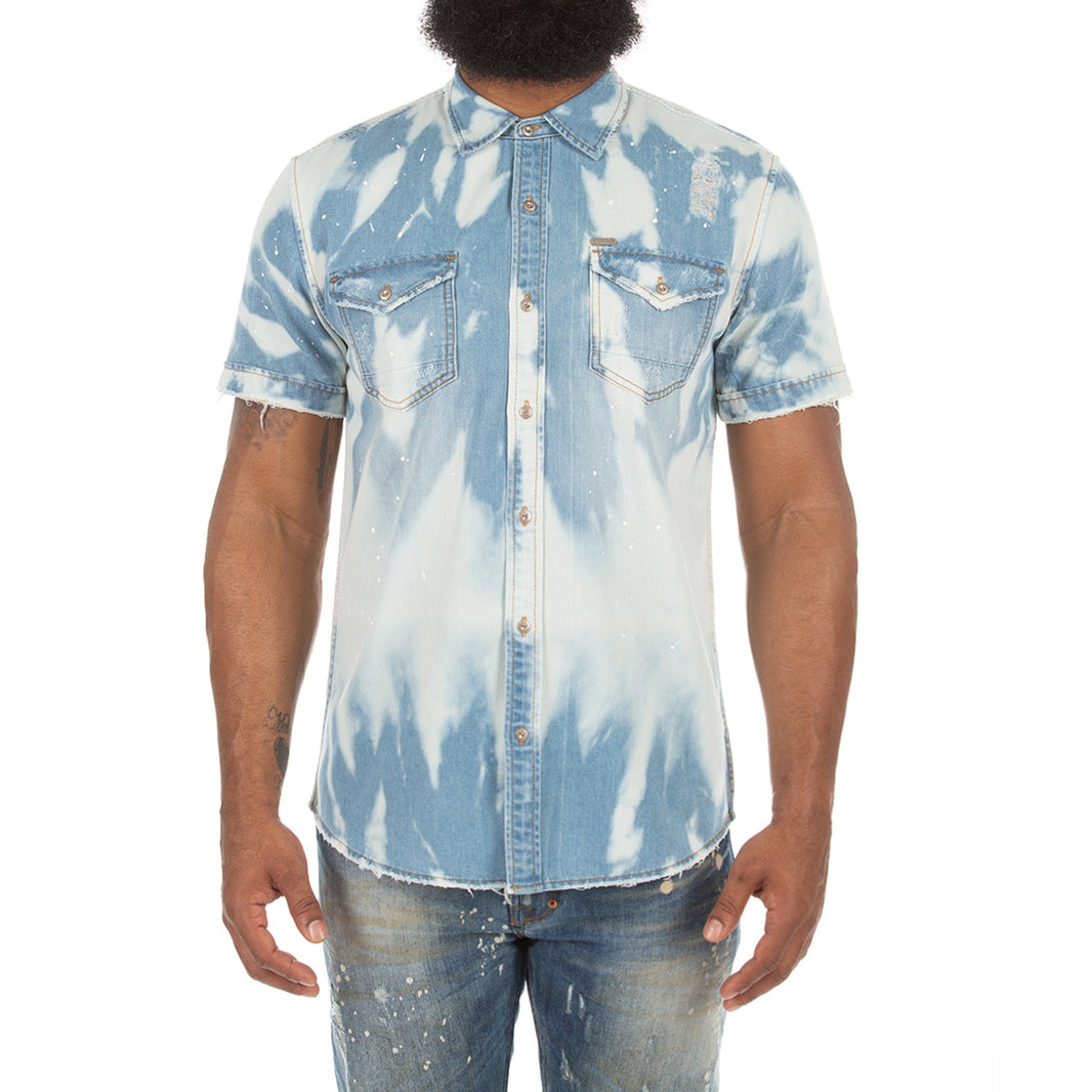 TOWER SS WOVEN (ICE WATER)