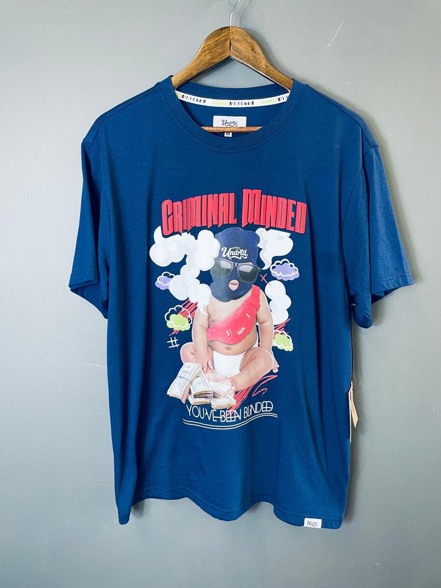 Undrtd Criminal Minded Navy Tshirt