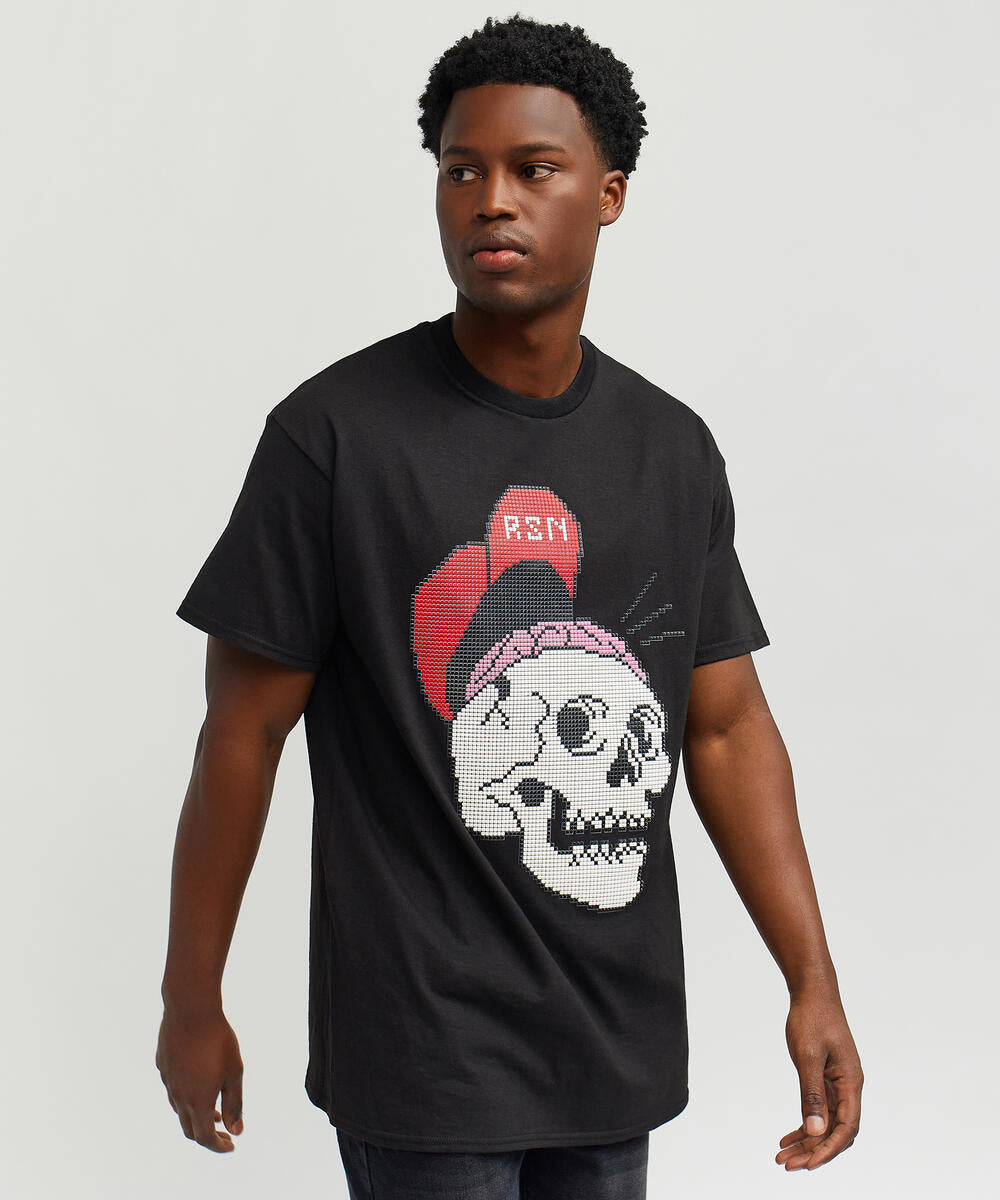 REASON Skull Bricks Tee (RT23-005)