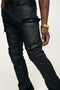 BLEECKER & MERCER Coated Stacked Fit Pants