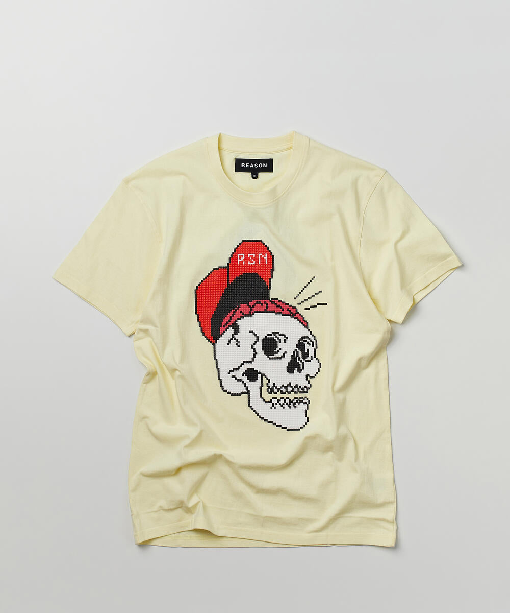 REASON Skull Bricks Tee (RT23-005)