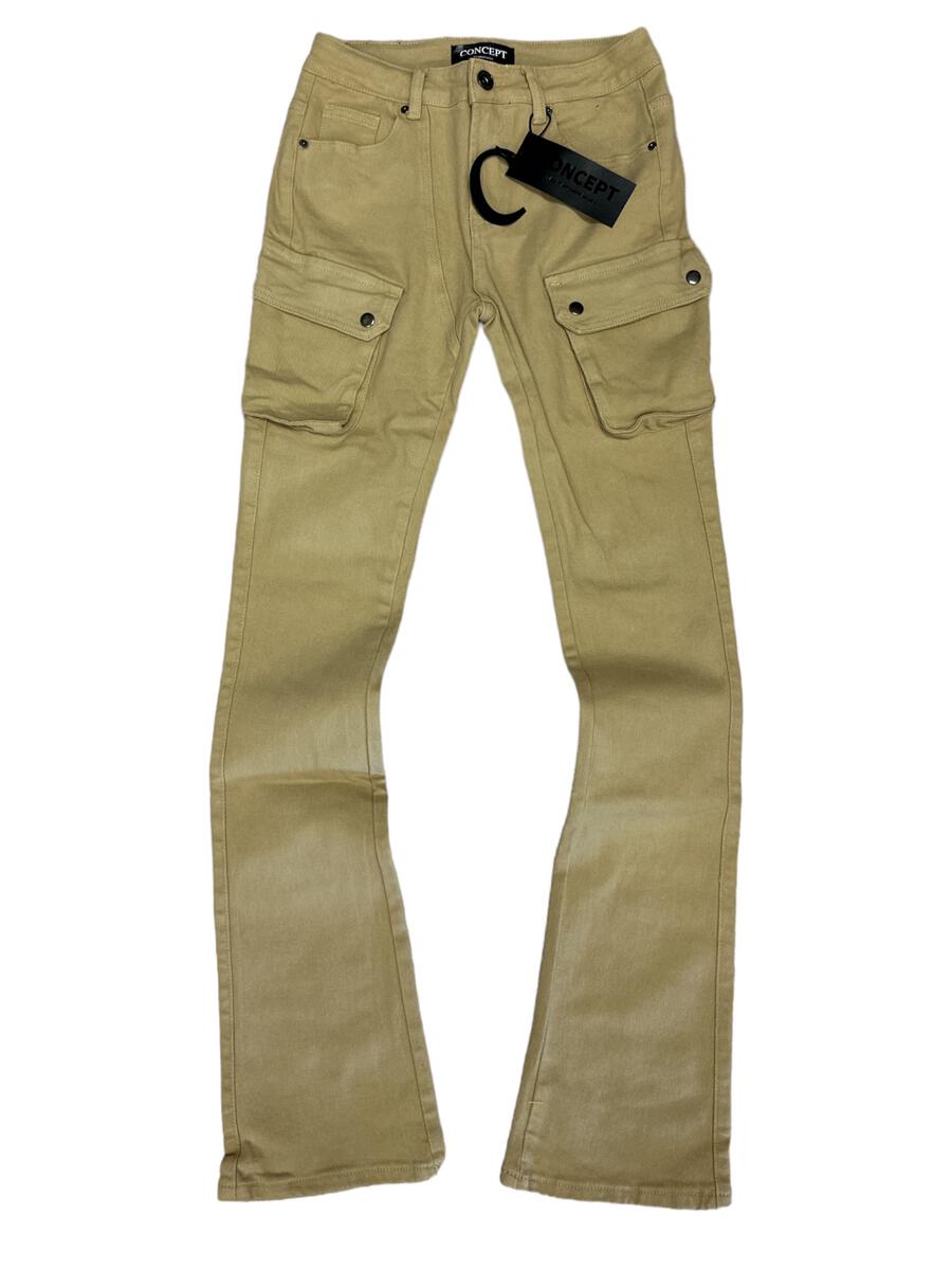 Concept Cargo Stacked Jeans