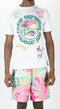 REBEL MINDS STORM GRAPHIC TEE & TROPICAL SHORT