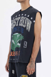 FIRST ROW ACTING CLUB GRAPHIC MUSCLE TEE