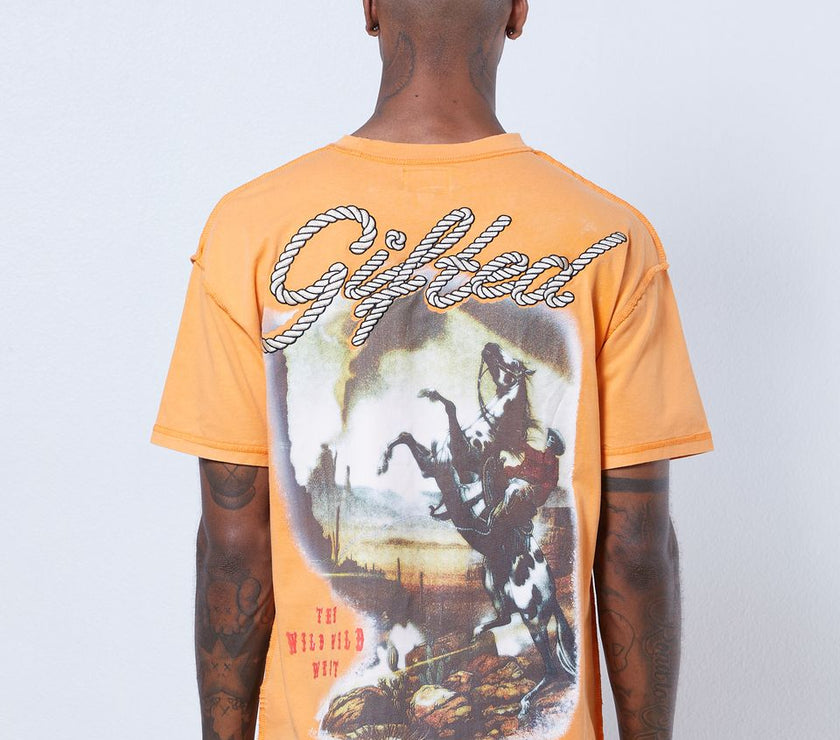 GFTD WILD WEST ORANGE TEE