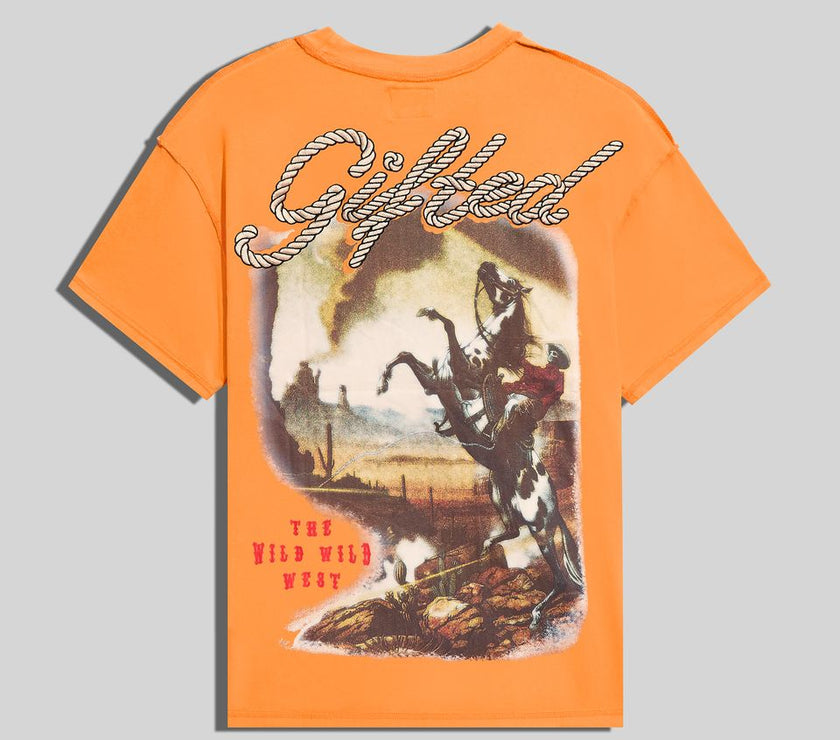 GFTD WILD WEST ORANGE TEE