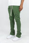 REBEL MINDS/ Bleecker & Mercer Men Slim Flare Fit Stacked Sweatpants