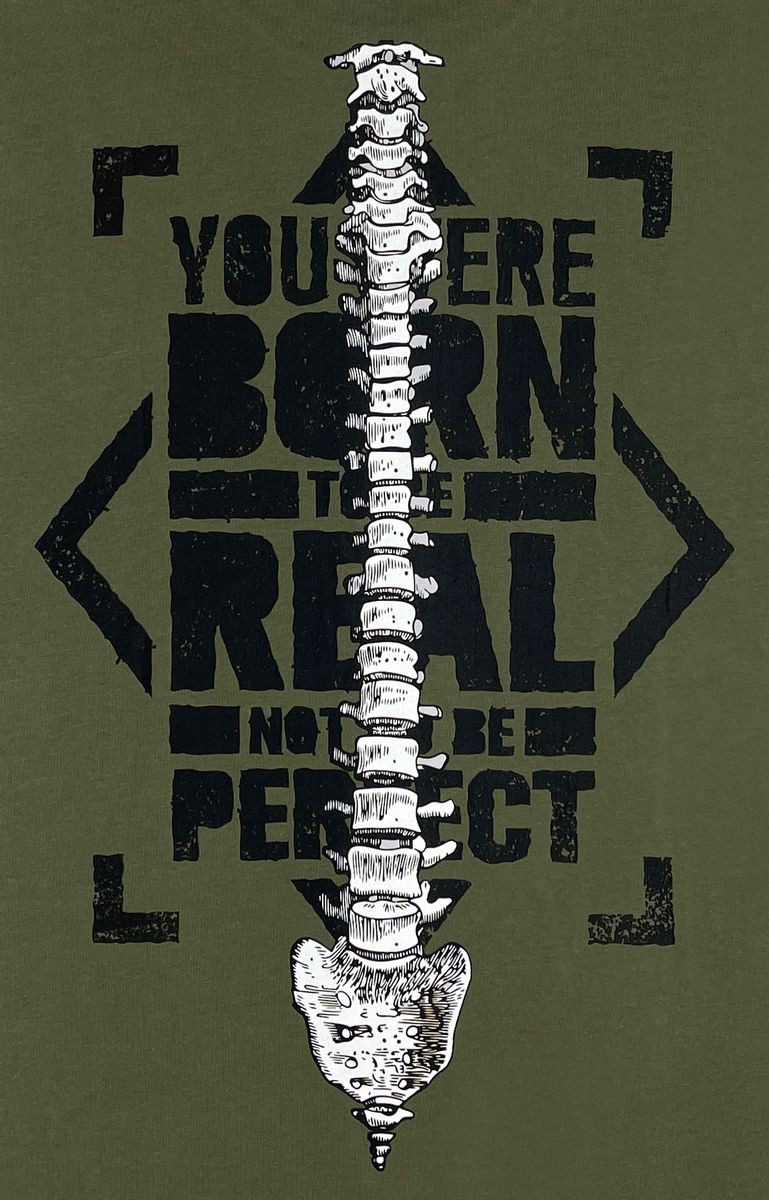 FIFTH LOOP BORN TO BE REAL TSHIRT-BK