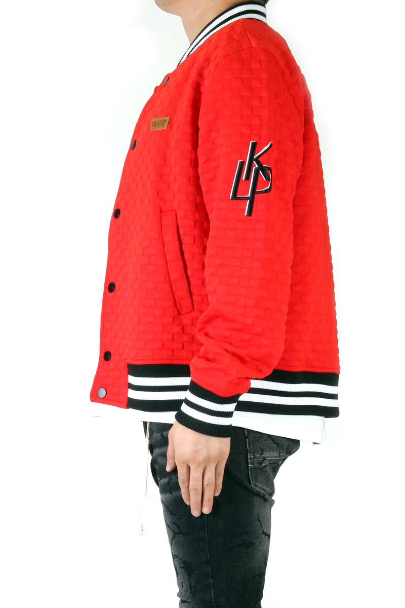 KLEEP RED BOMBER JACKET