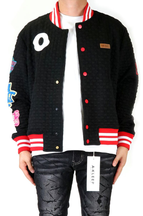 KLEEP RED BOMBER JACKET