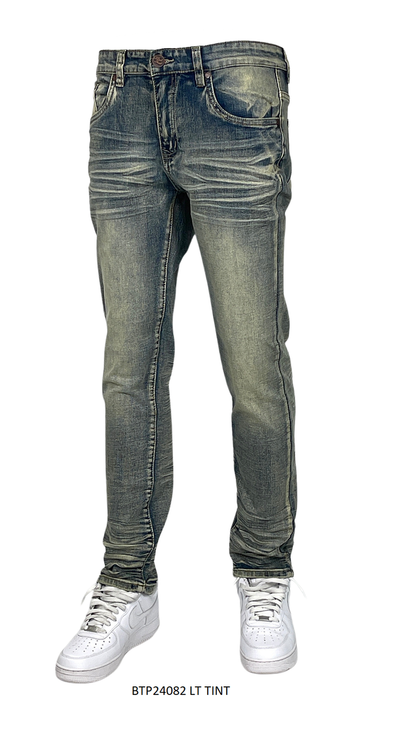 Blind Trust Big & Tall WASHED SLIM FIT JEANS