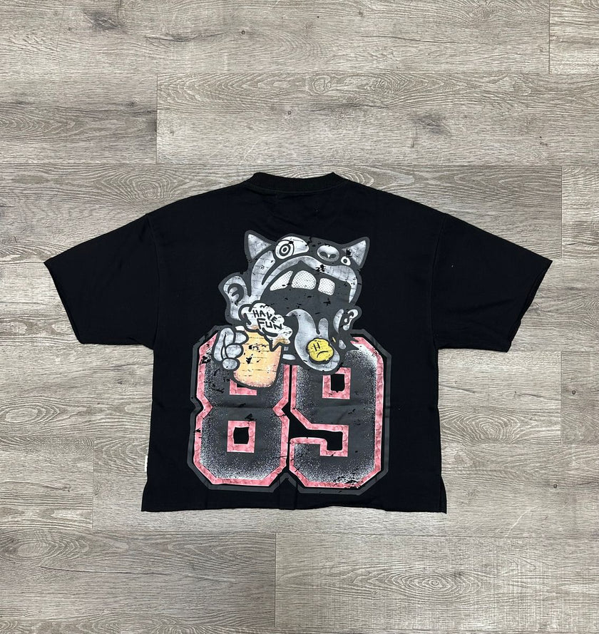 BKYS "DIZZY" F-TERRY CROPPED T-SHIRT