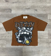 BKYS "DIZZY" F-TERRY CROPPED T-SHIRT