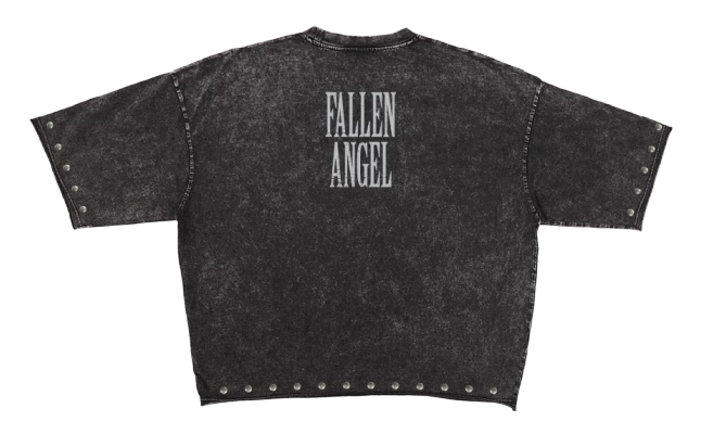 Roku Studio Fallen Angel Studded crop tee