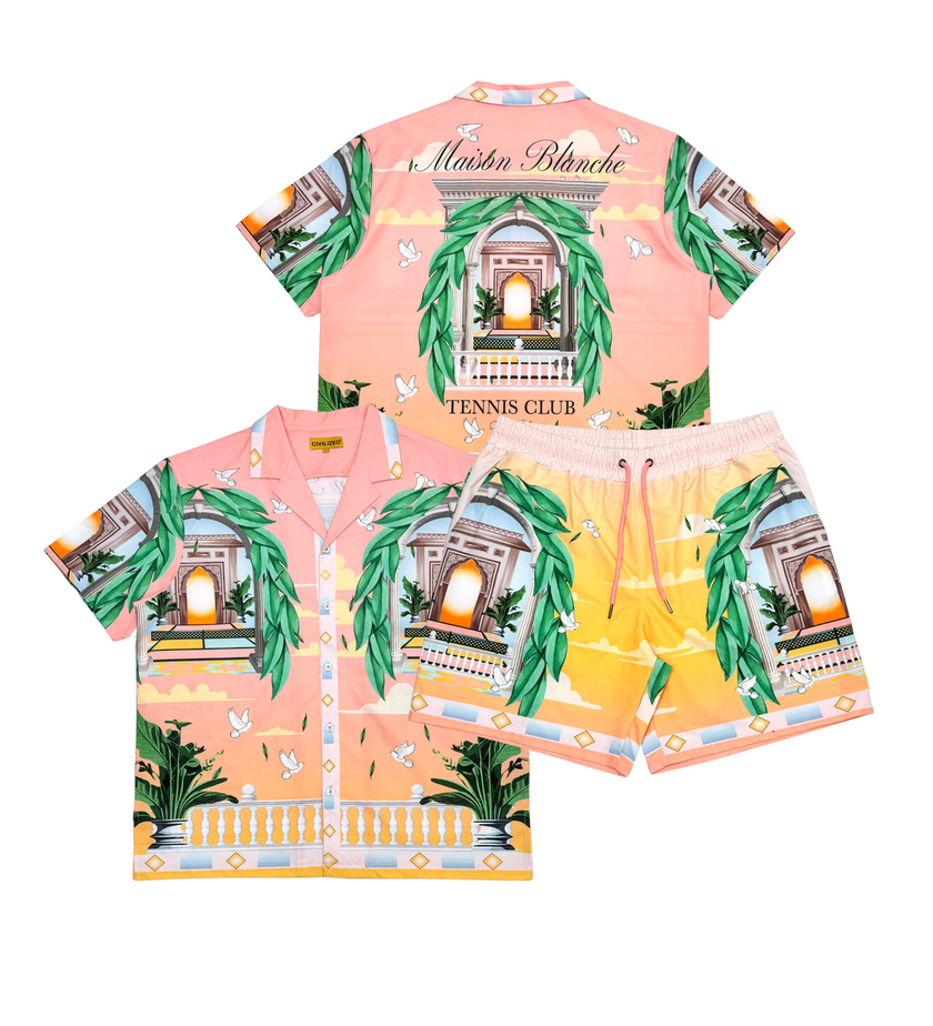 Civilized Maison Blanche Tennis Club 2 Pc Set