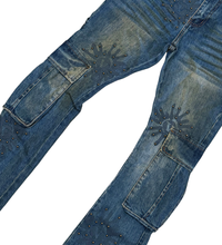 Vicious CARGO FLARE DENIM W/ STONE DETAILS