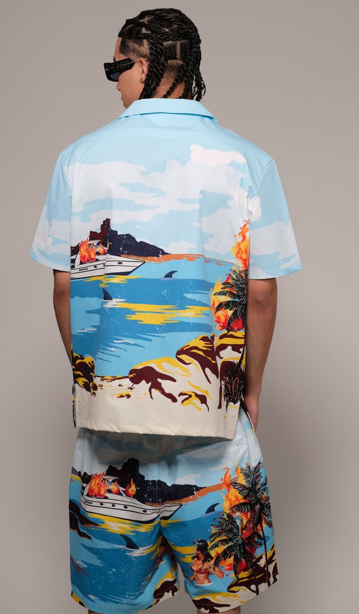 Civilized Lost Paradise 2 Pc Short Set