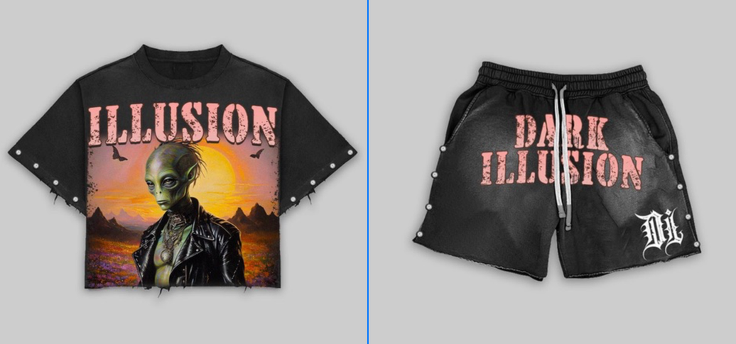 Dark illusion SunSet Alien Set