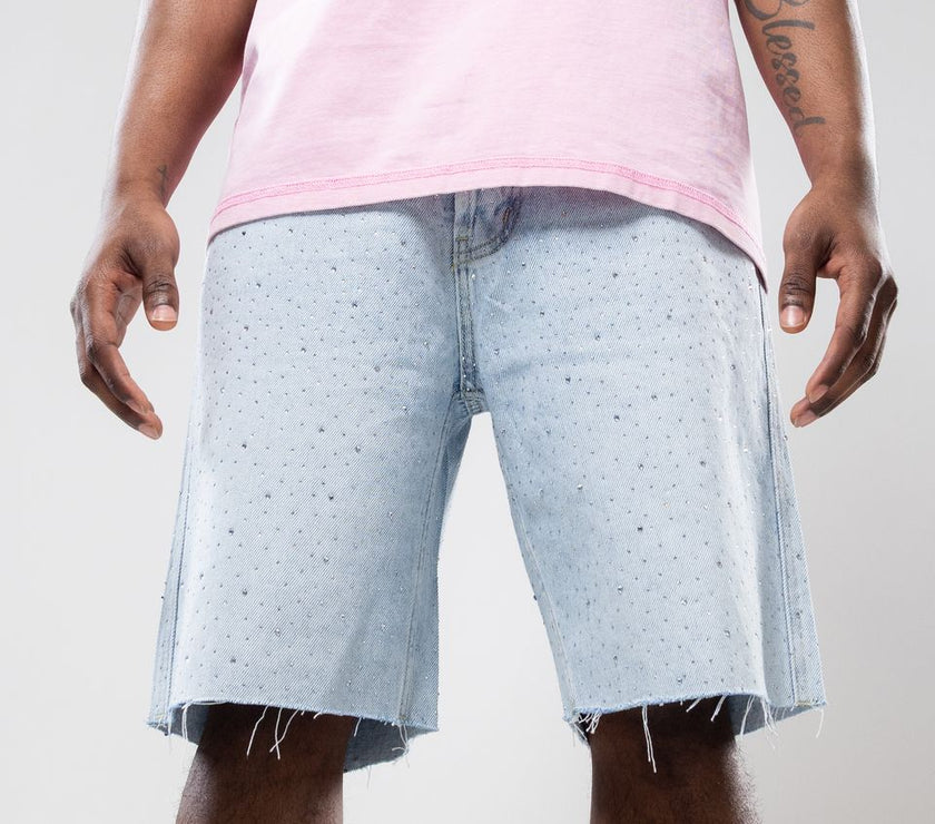 GFTD CHRIS LT DENIM SHORTS