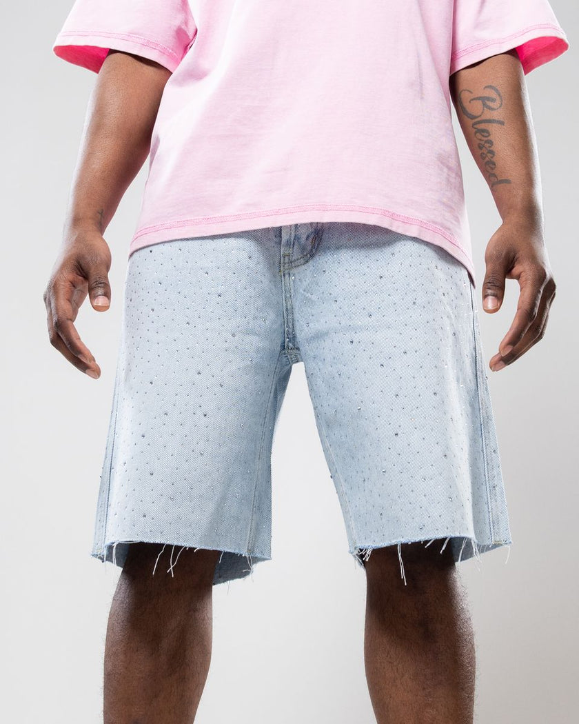 GFTD CHRIS LT DENIM SHORTS