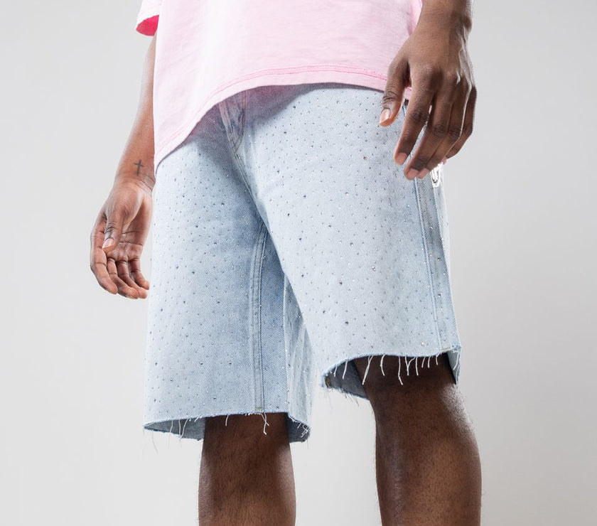 GFTD CHRIS LT DENIM SHORTS