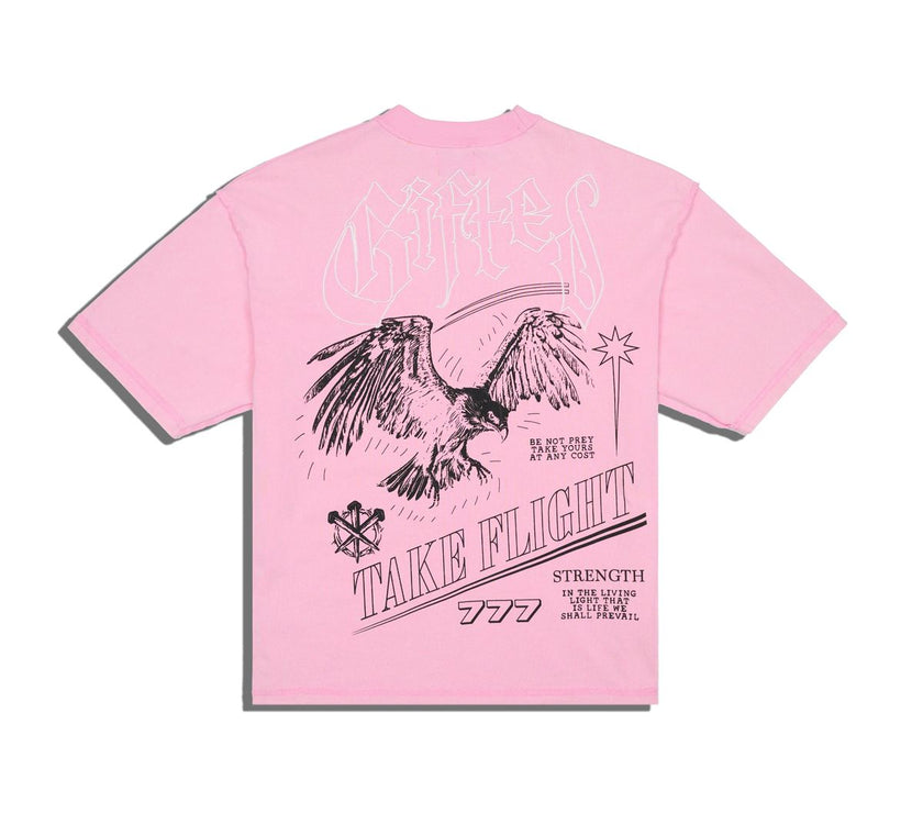 Gftd TAKE FLIGHT PINK TEE