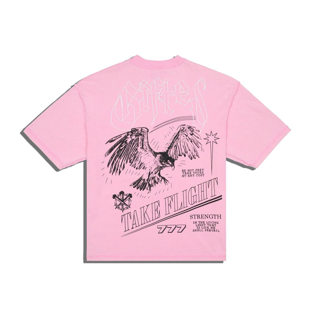 Gftd TAKE FLIGHT PINK TEE