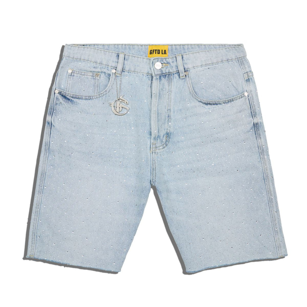 GFTD CHRIS LT DENIM SHORTS
