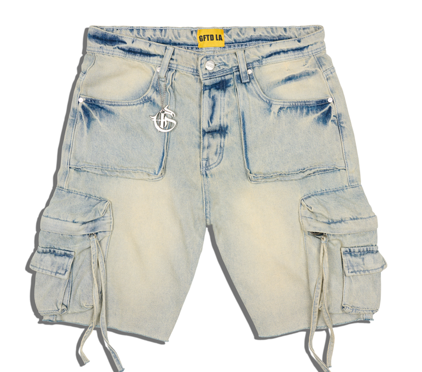 GFTD DAVIN DTY DENIM SHORTS