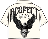 Roku RESPECT OR DIE CROPPED TWILL SHIRT