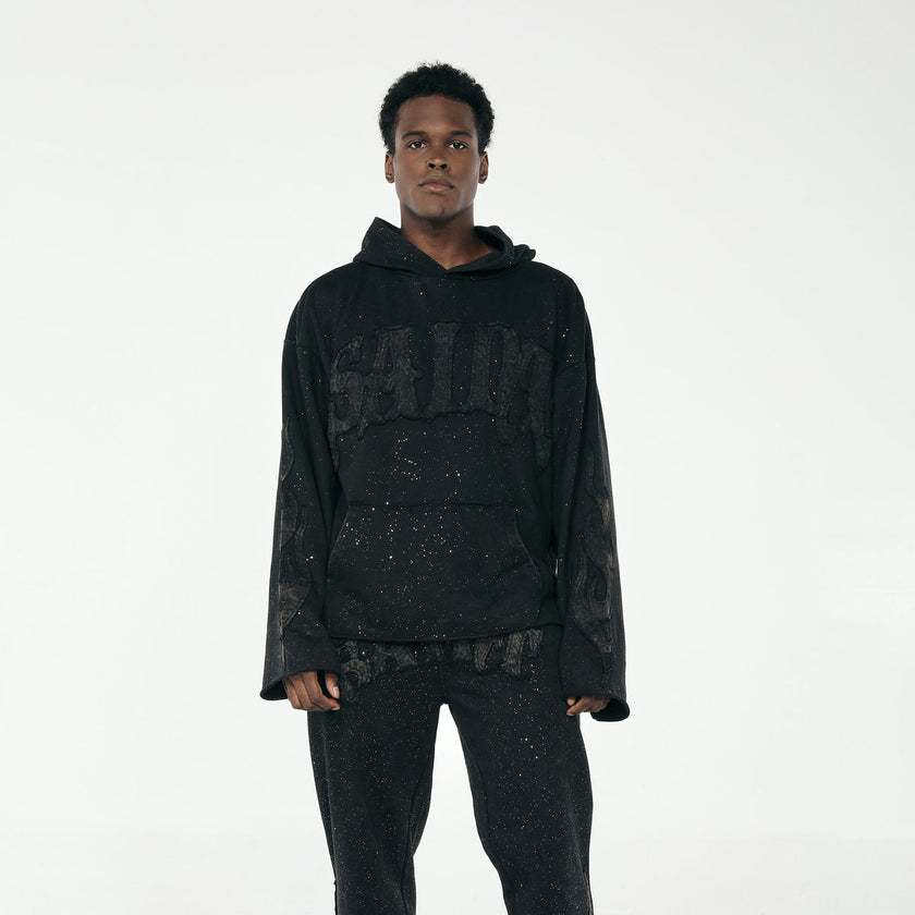 PJ MARK SPARKLED RAW EDGE FRENCH TERRY