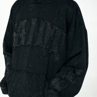 PJ MARK SPARKLED RAW EDGE FRENCH TERRY