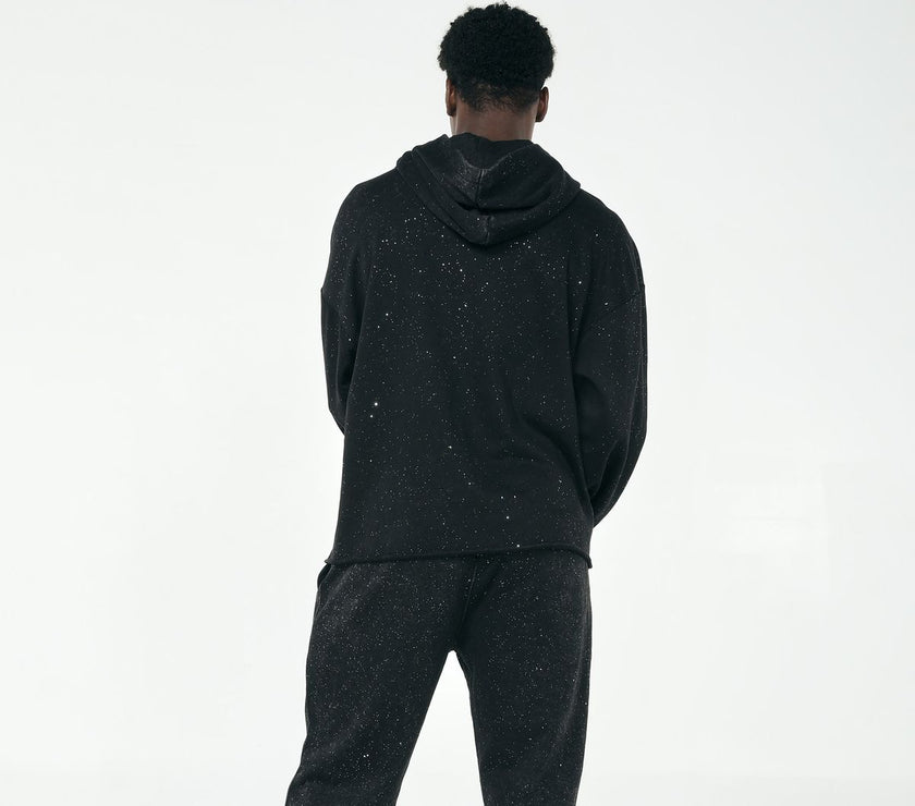 PJ MARK SPARKLED RAW EDGE FRENCH TERRY