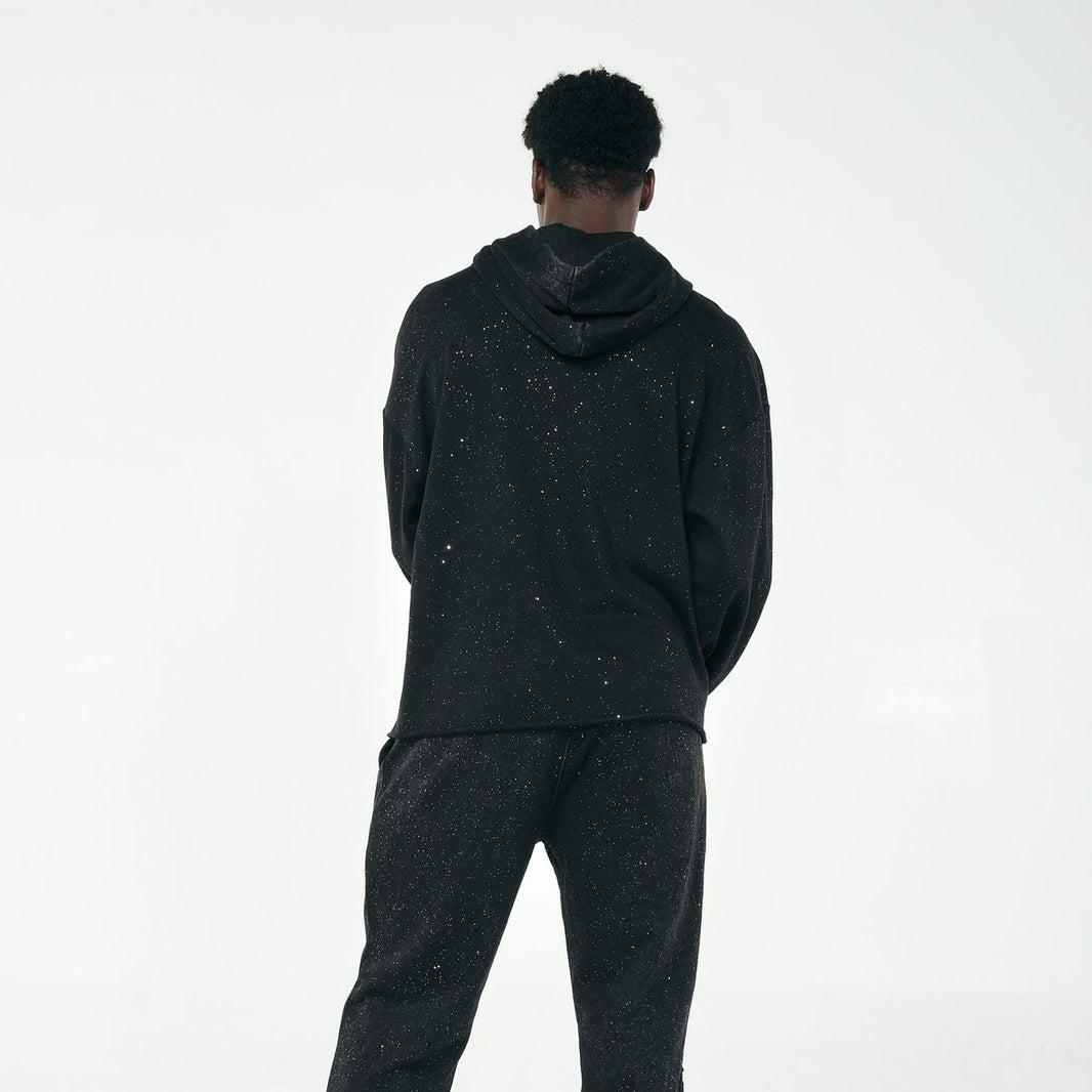 PJ MARK SPARKLED RAW EDGE FRENCH TERRY