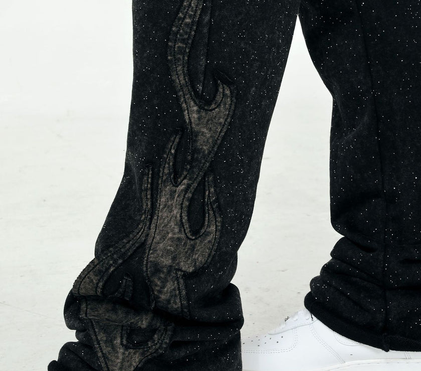 PJ MARK SPARKLED RAW EDGE FRENCH TERRY