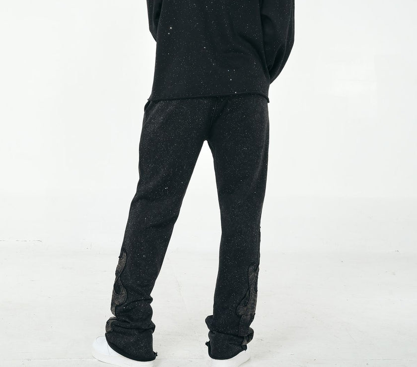 PJ MARK SPARKLED RAW EDGE FRENCH TERRY