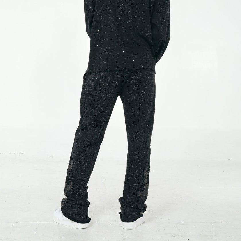 PJ MARK SPARKLED RAW EDGE FRENCH TERRY