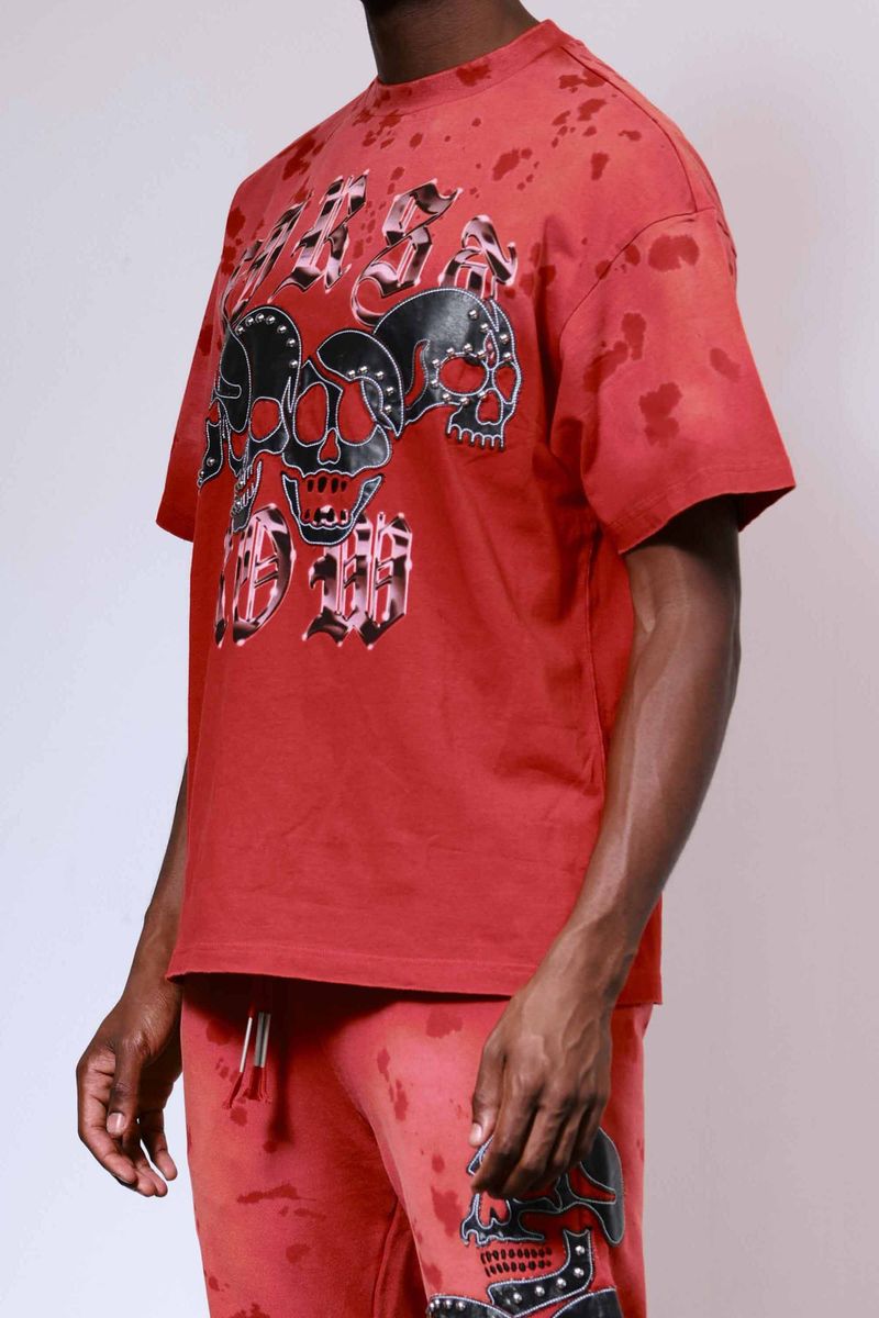 First Row WAKE UP AND BE FIERCE APPLIQUE TEE